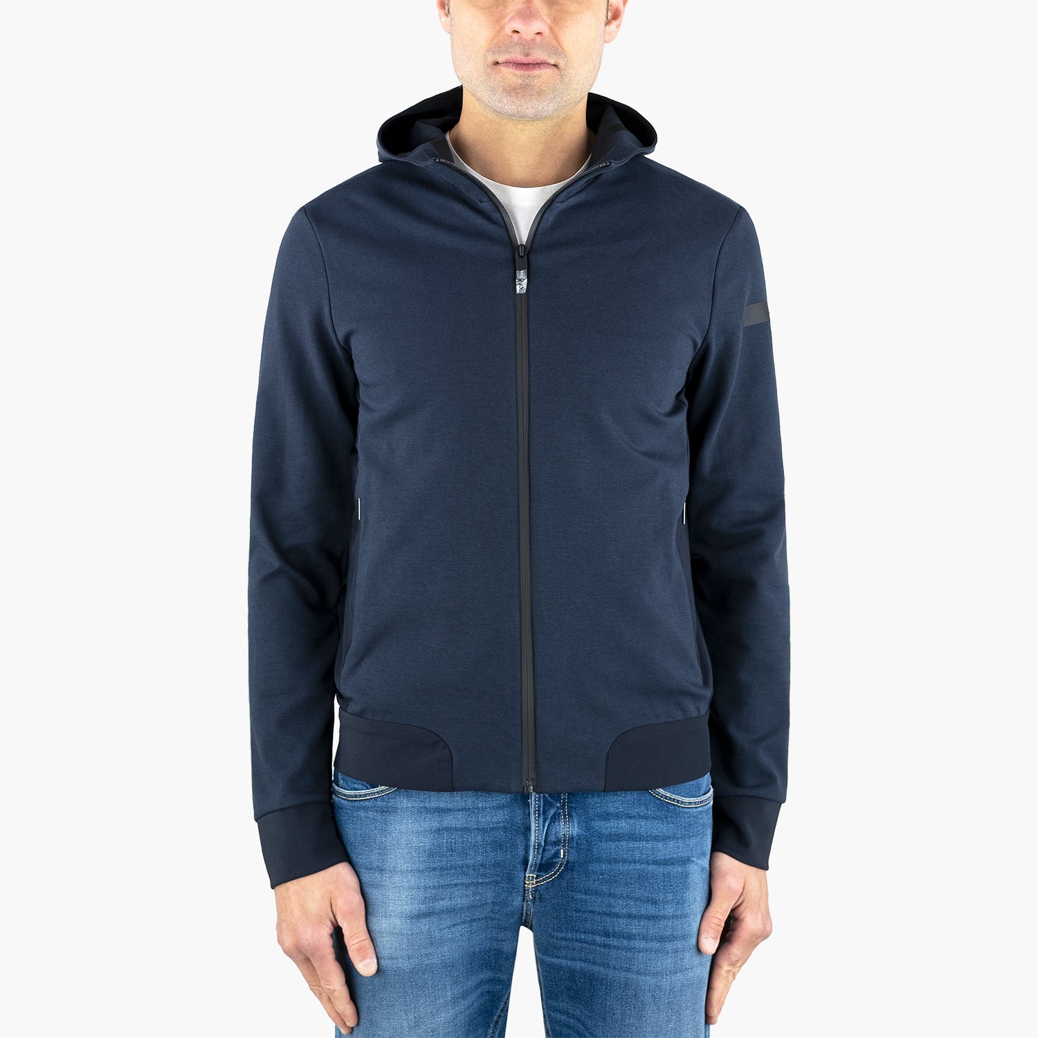 Felpa RRD Summer HaRRD Hood Zip Fleece 25156 Col. 60 Blue Black