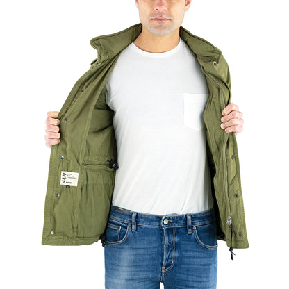 Field Jacket ASPESI Minifield Cot CG20 A262 in Cotone Col. 85169 Verde Militare 2