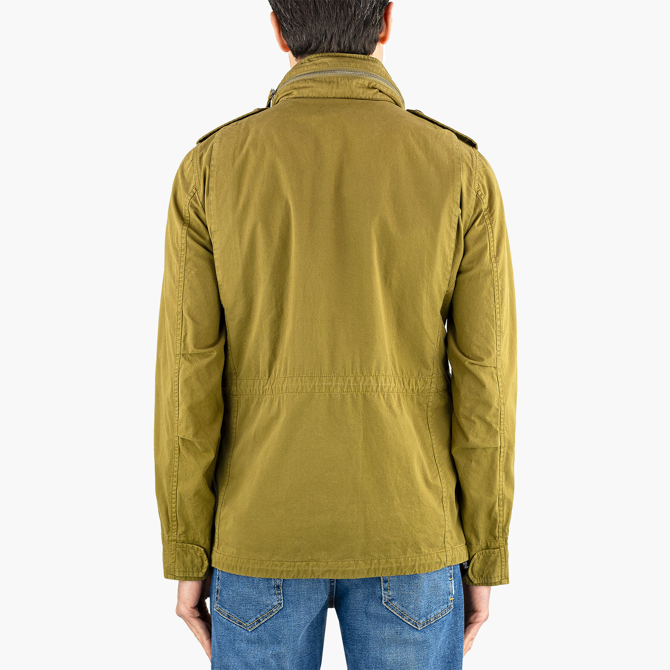 Field Jacket ASPESI Minifield Cot in Cotone Tabacco