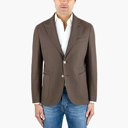 Giacca BARBA Napoli Dynamic in Cotone Cioccolato