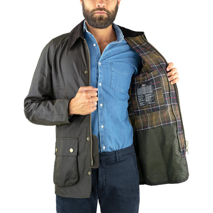 Giacca Cerata BARBOUR Ashby Wax Jacket Olive