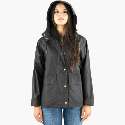 Giacca Cerata BARBOUR Avon Wax Jacket Olive