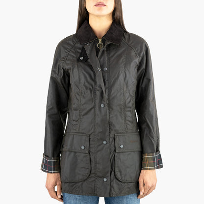 Giacca Cerata BARBOUR Beadnell Wax Jacket Olive