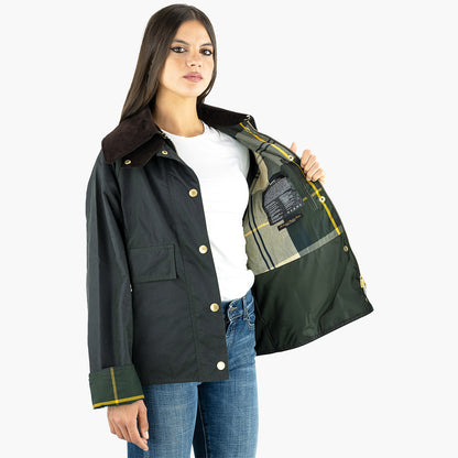 Giacca Cerata BARBOUR Catton Wax Sage