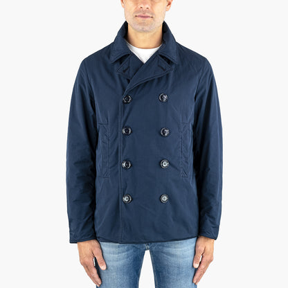 Giacca Doppiopetto ASPESI Hopper in Nylon Blu Navy