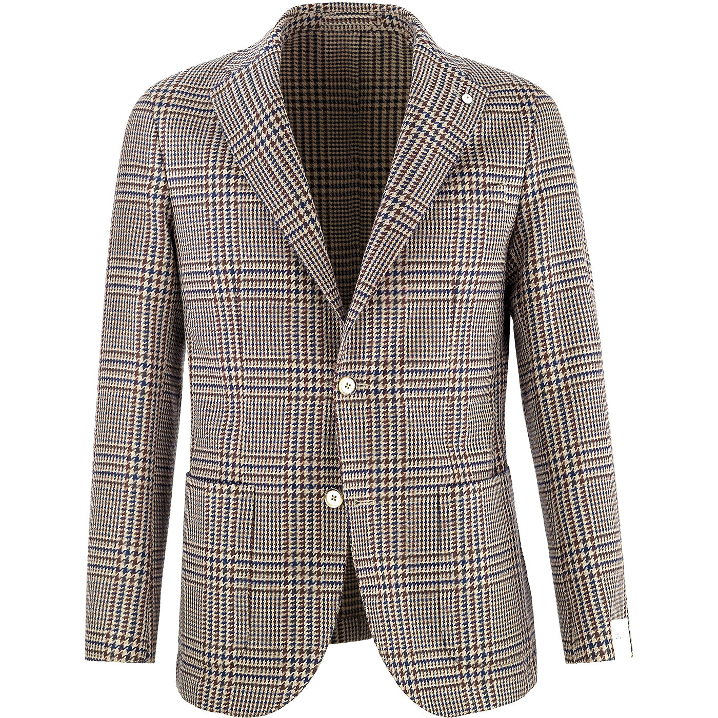 Giacca LBM Jack in Lana e Cotone Art. 35806/2 Principe di Galles Multicolor