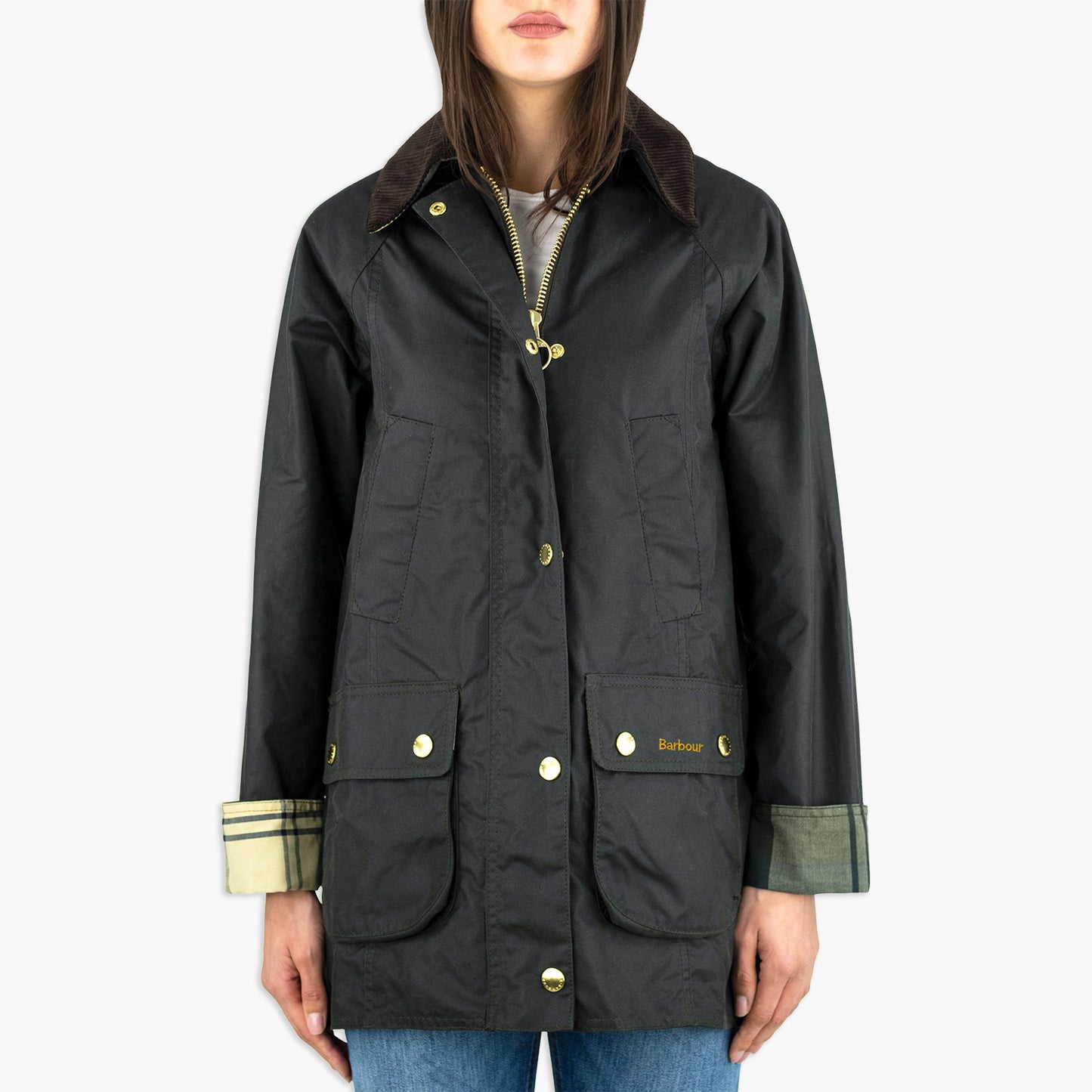 Giacca Cerata BARBOUR Modern Beadnell Cod. LWX1402SG51 Wax Jacket Col. Sage