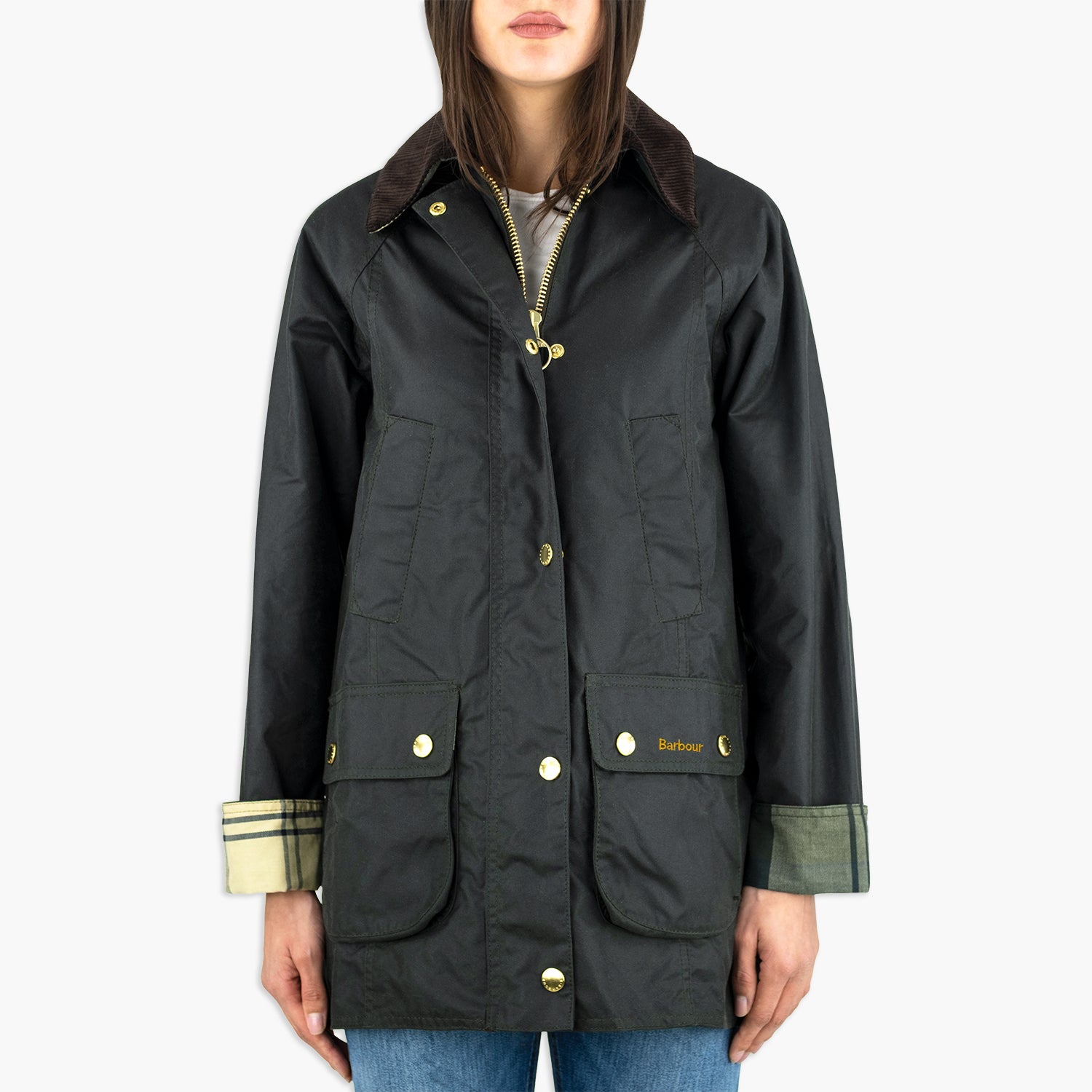 Giacca Cerata BARBOUR Modern Beadnell Cod. LWX1402SG51 Wax Jacket Col. Sage