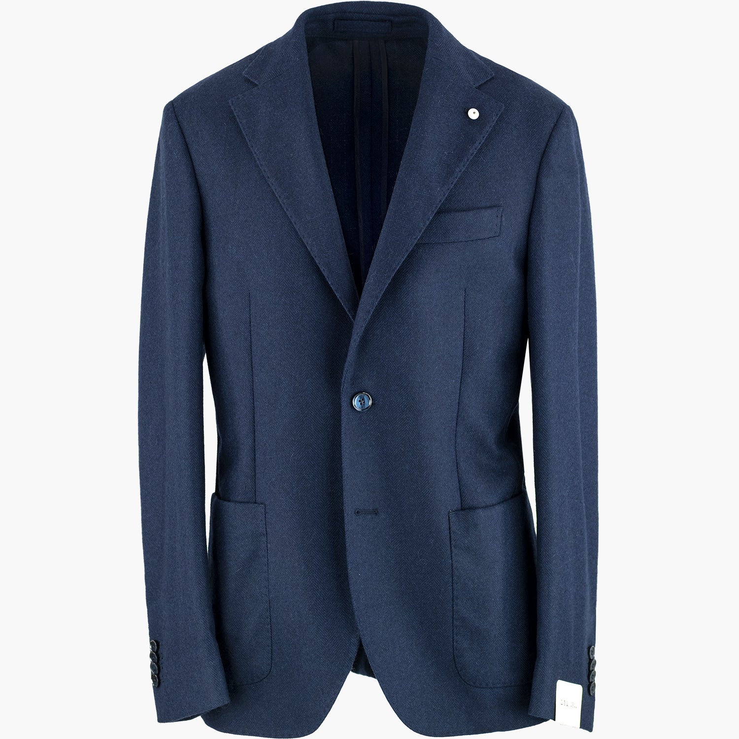Giacca LBM 1911 Jack Fly Art. 52720 Mod. 2683 in Misto Lana Spinata Blu Navy