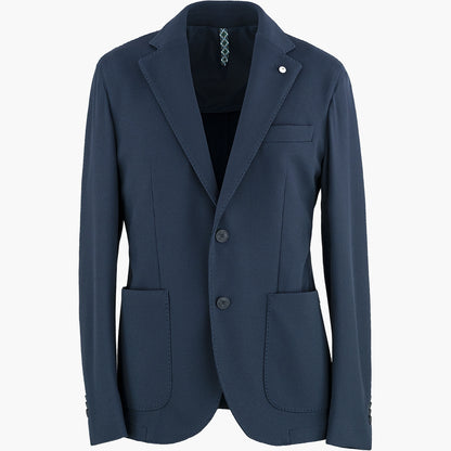 Giacca LBM Jack Travel in Jersey Stretch Blu Navy 25