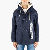 Equipe70 Parka verde modello Eskimo Maxi EUO01