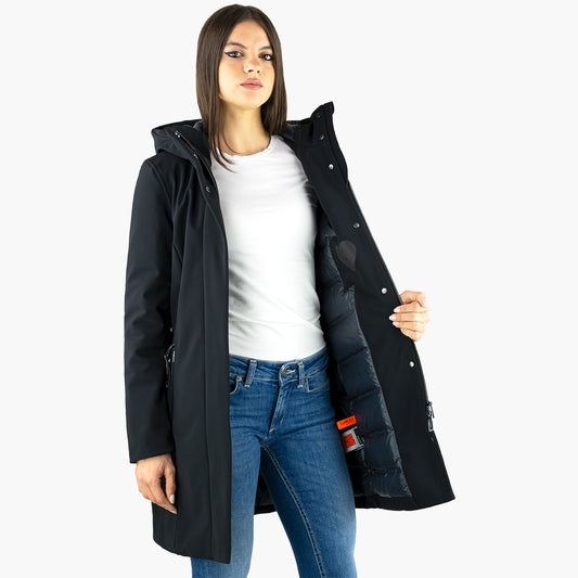 Giaccone Parka RRD Winter Long Wom Long Lady Jkt WES502 Col. 10 Nero