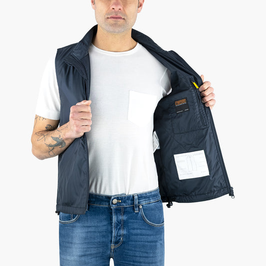 Gilet ASPESI Vernes PI21 7961 in Nylon Col. 96101 Blu Navy