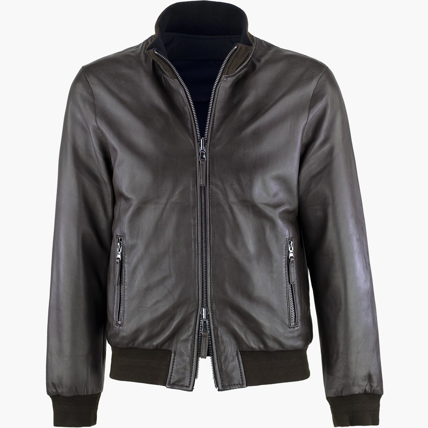 Giubbotto Reversibile THE JACK Derek Seamless Mat. Plongee Col. 06 Testa di Moro (Dark Brown)