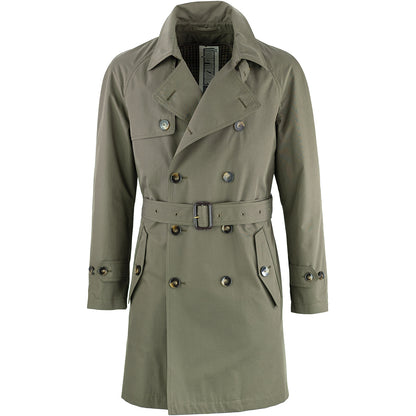 Impermeabile L'IMPERMEABILE Tony Doppiopetto Verde Militare