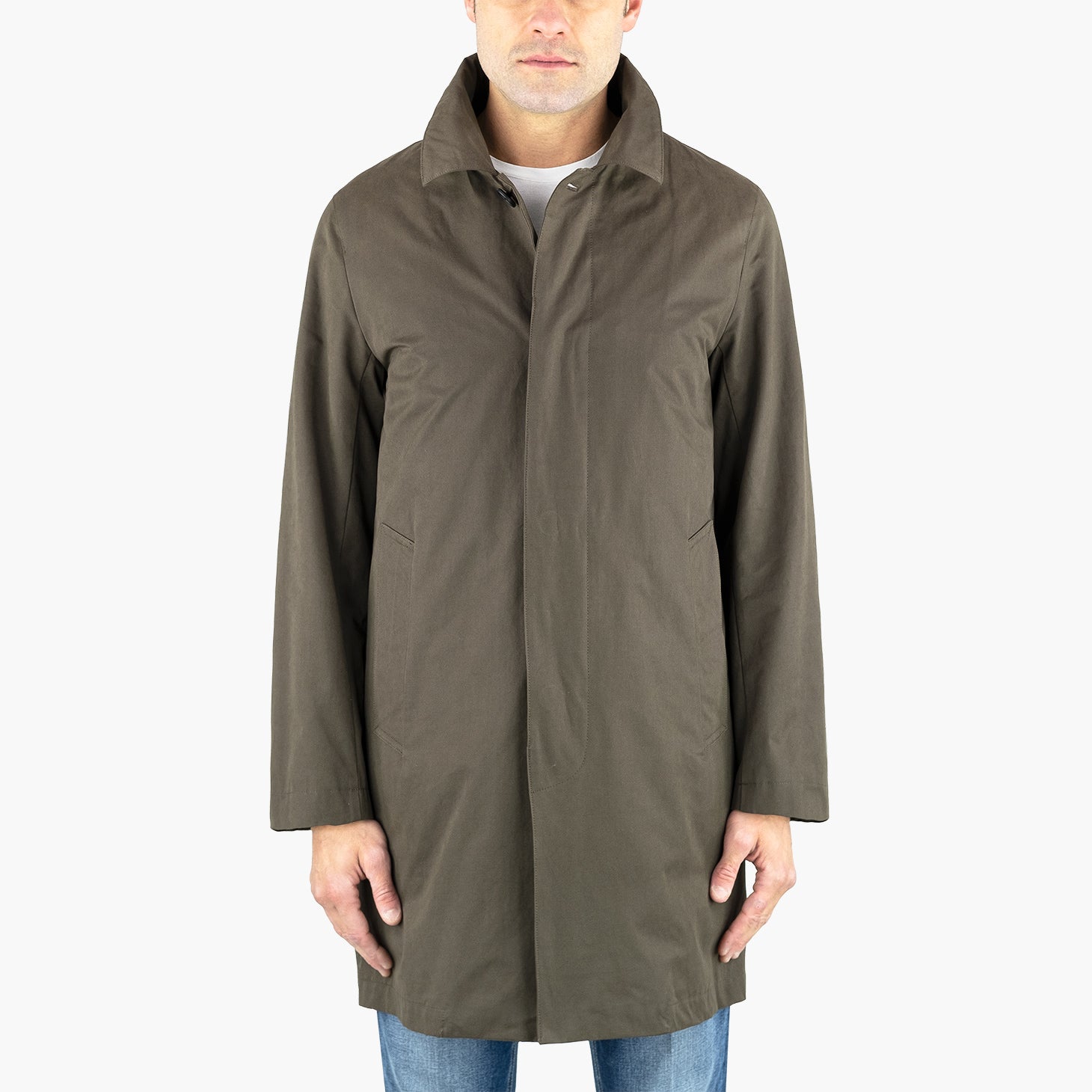Impermeabile PALTÒ Emilio Cor Hybrid Cashmere Insulation Verde Fango