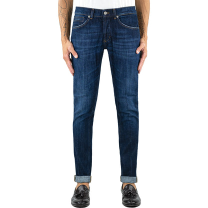 Jeans DONDUP George UP232 in Denim Stretch Lavaggio Scuro