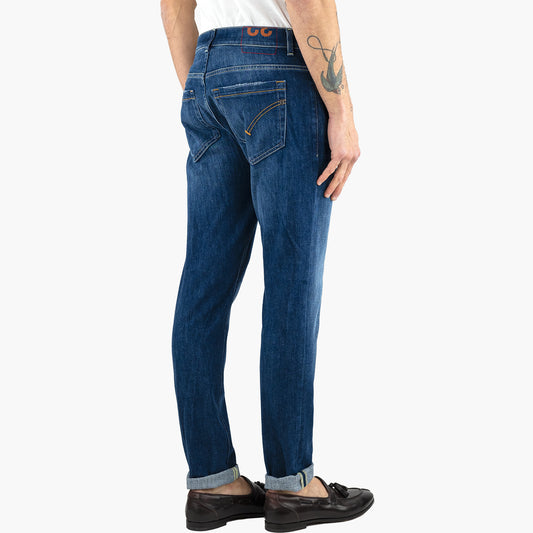 Jeans DONDUP George in Denim Stretch Lavaggio Medio