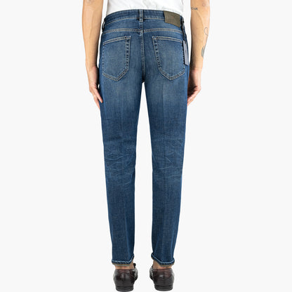 Jeans PT Torino Denim Indie Green Cast Stretch Tasca America Lavaggio Medio Scuro