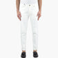 Jeans PT Torino Denim Reggae Stretch Leggere Abrasioni Bianco
