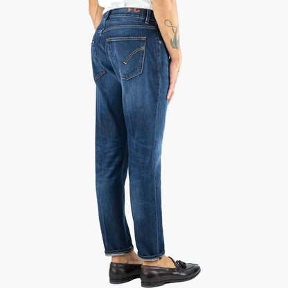 Jeans DONDUP Dian in Puro Denim Lavaggio Medio Scuro