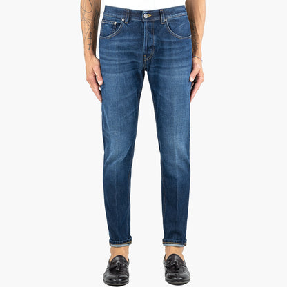 Jeans DONDUP Dian in Puro Denim Lavaggio Medio Scuro