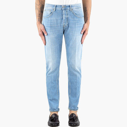 Jeans DONDUP Dian in Puro Denim Organico Lavaggio Medio Chiaro