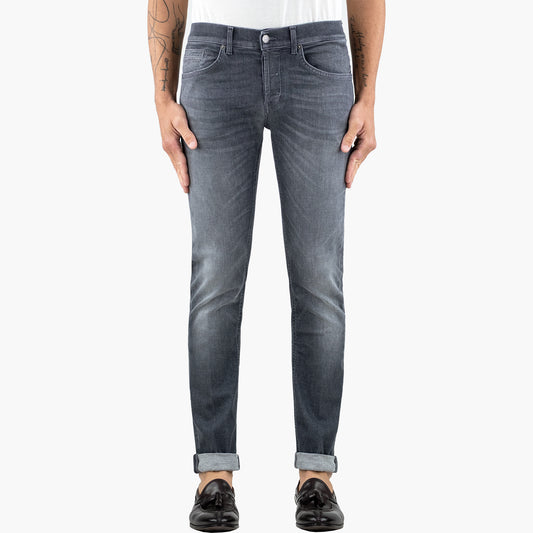 Jeans DONDUP George UP232 DS0339U LN8 in Denim Stretch Col. 900 Grigio Lavato