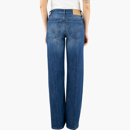 Jeans DONDUP Jacklyn DP427 DF0292D IO3 in Puro Denim Organico Col. 800 Lavaggio Medio