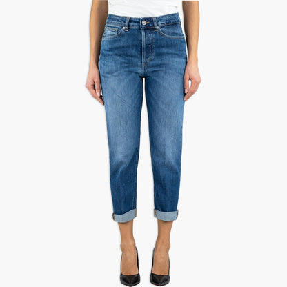 Jeans DONDUP Koons Loose DP268 DSE340D K01 in Denim Stretch Col. 800 Lavaggio Medio