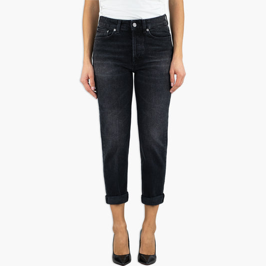 Jeans DONDUP Koons Loose Gioiello DP268 DS0369D LM3 in Denim Stretch Col. 999 Nero Lavato