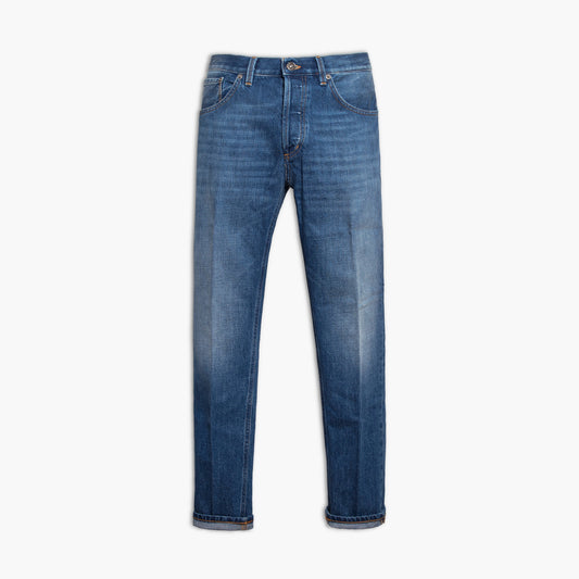 Jeans Uomo DONDUP Brighton UP434 DFE286U MR3 in Puro Denim Cross Col. 800 Lavaggio Medio
