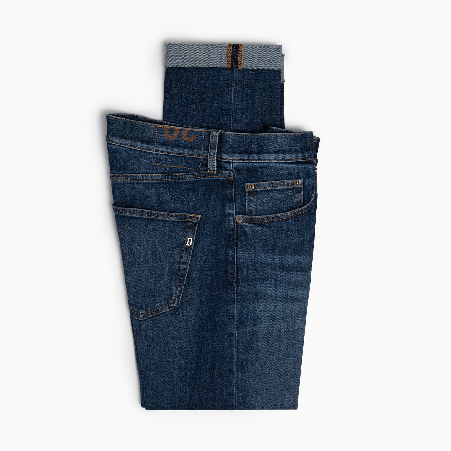 Jeans Uomo DONDUP Icon UP563 DSE340U MA2 in Denim Stretch Bluesign Col. 800 Lavaggio Medio