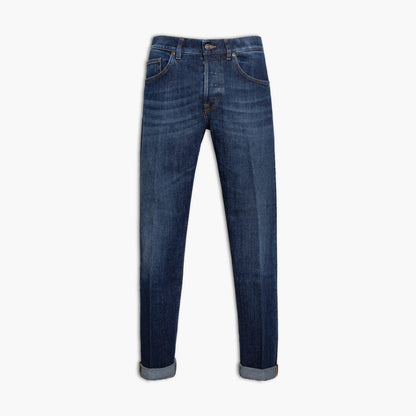 Jeans Uomo DONDUP Icon UP563 DSE340U MA2 in Denim Stretch Bluesign Col. 800 Lavaggio Medio Scuro
