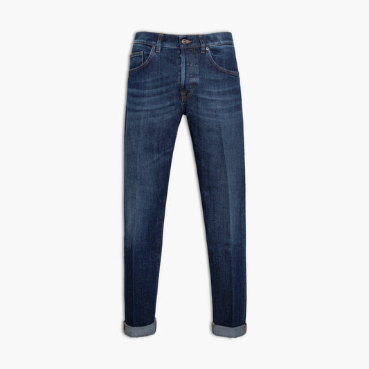 Jeans Uomo DONDUP Icon UP563 DSE340U MA2 in Denim Stretch Bluesign Col. 800 Lavaggio Medio Scuro