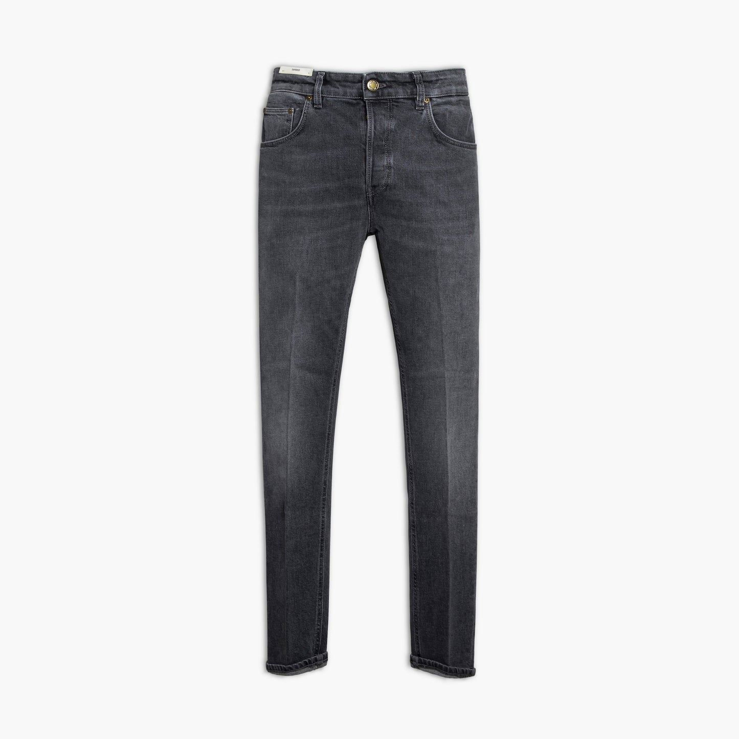 Jeans Uomo PT Torino Denim Reggae Art. CA2440 Col. MI27 Stretch Black Denim Grigio Lavato. Jeans Taperd