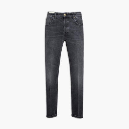 Jeans Uomo PT Torino Denim Reggae Art. CA2440 Col. MI27 Stretch Black Denim Grigio Lavato. Jeans Taperd