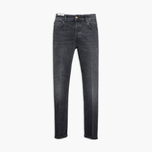Jeans Uomo PT Torino Denim Reggae Art. CA2440 Col. MI27 Stretch Black Denim Grigio Lavato. Jeans Taperd
