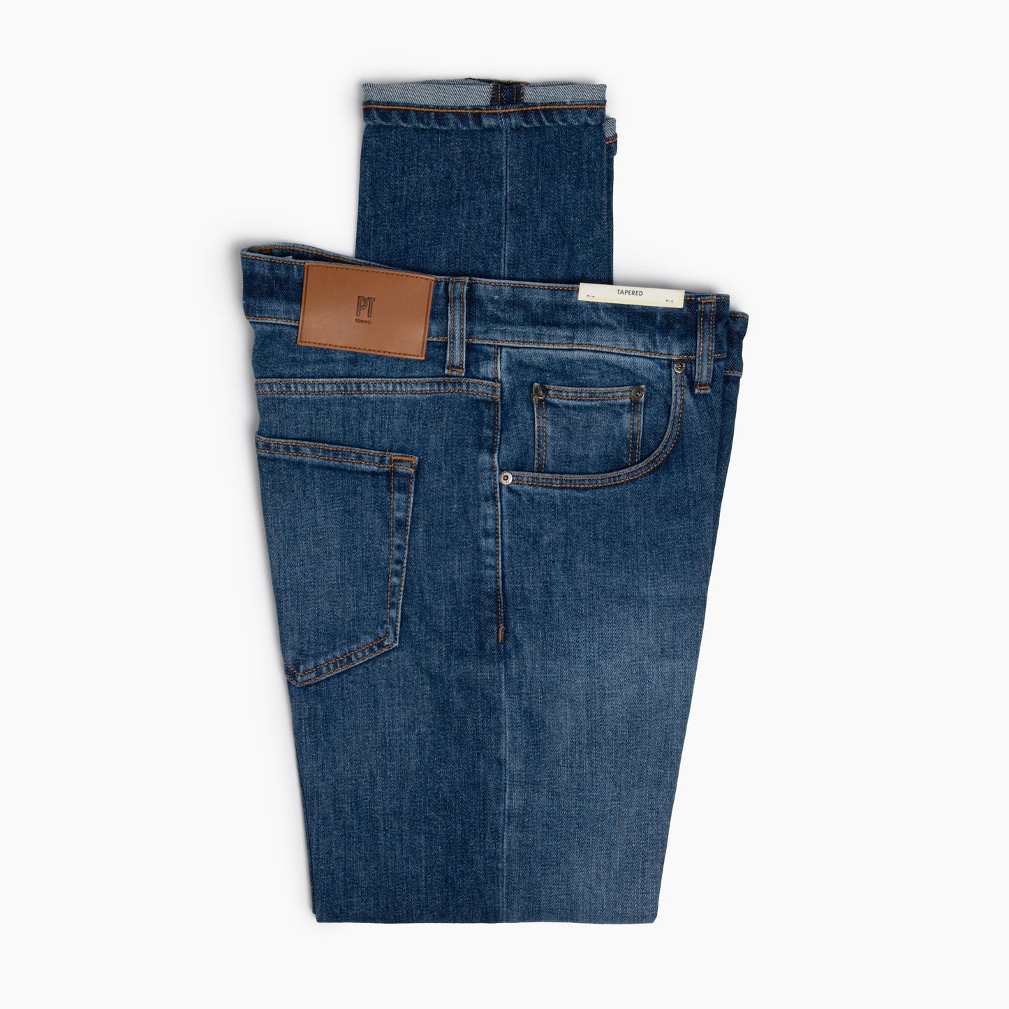 Jeans Uomo PT Torino Denim Reggae Art. TX1610 Col. MI30 Stretch Lavaggio Medio