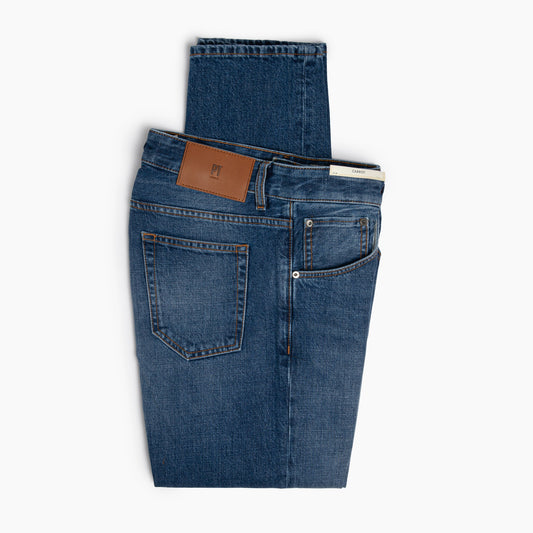 Jeans Uomo PT Torino Denim The Rebel Art. OA5110 Col. MI31 in Puro Denim Lavaggio Medio