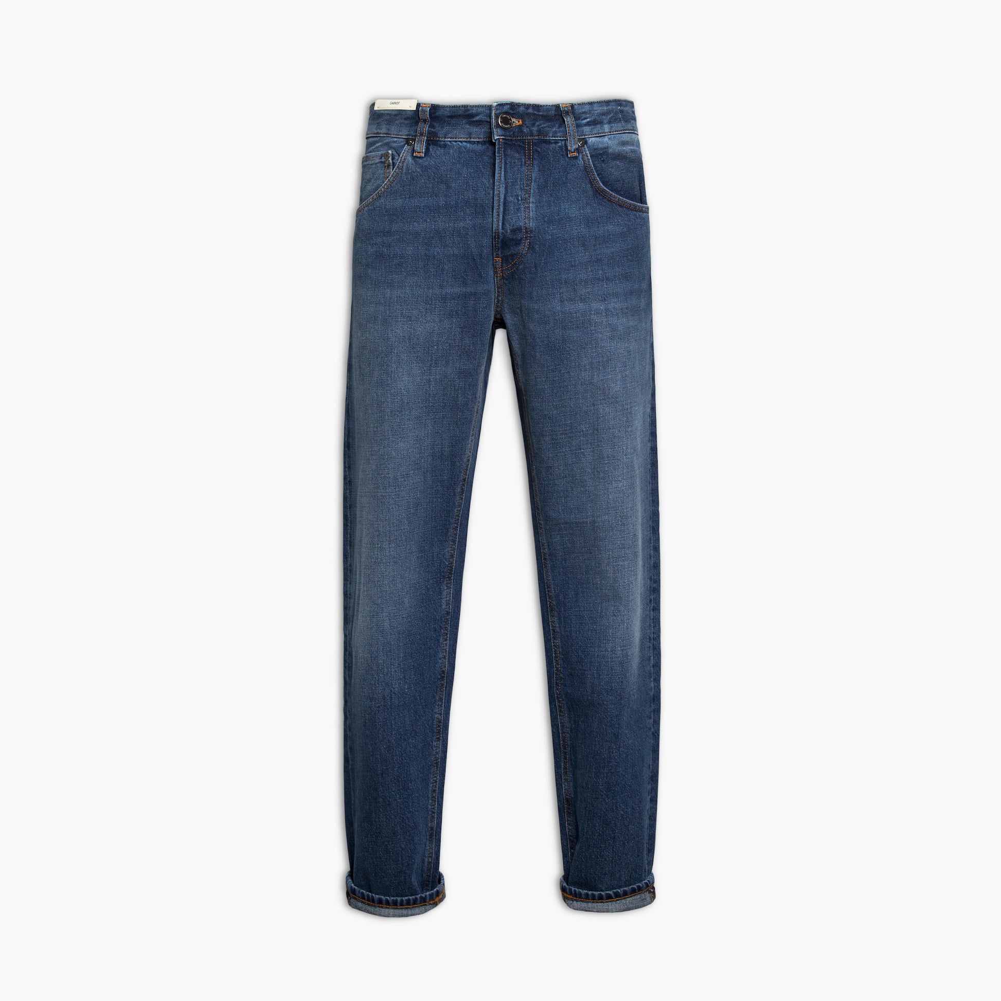 Jeans Uomo PT Torino Denim The Rebel Art. OA5110 Col. MI31 in Puro Denim Lavaggio Medio