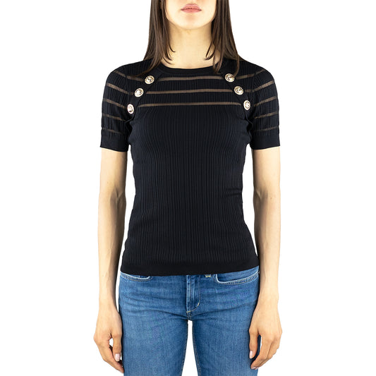 Maglia PINKO Seaborgio a Costine Nera