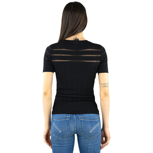 Maglia PINKO Seaborgio a Costine Nera