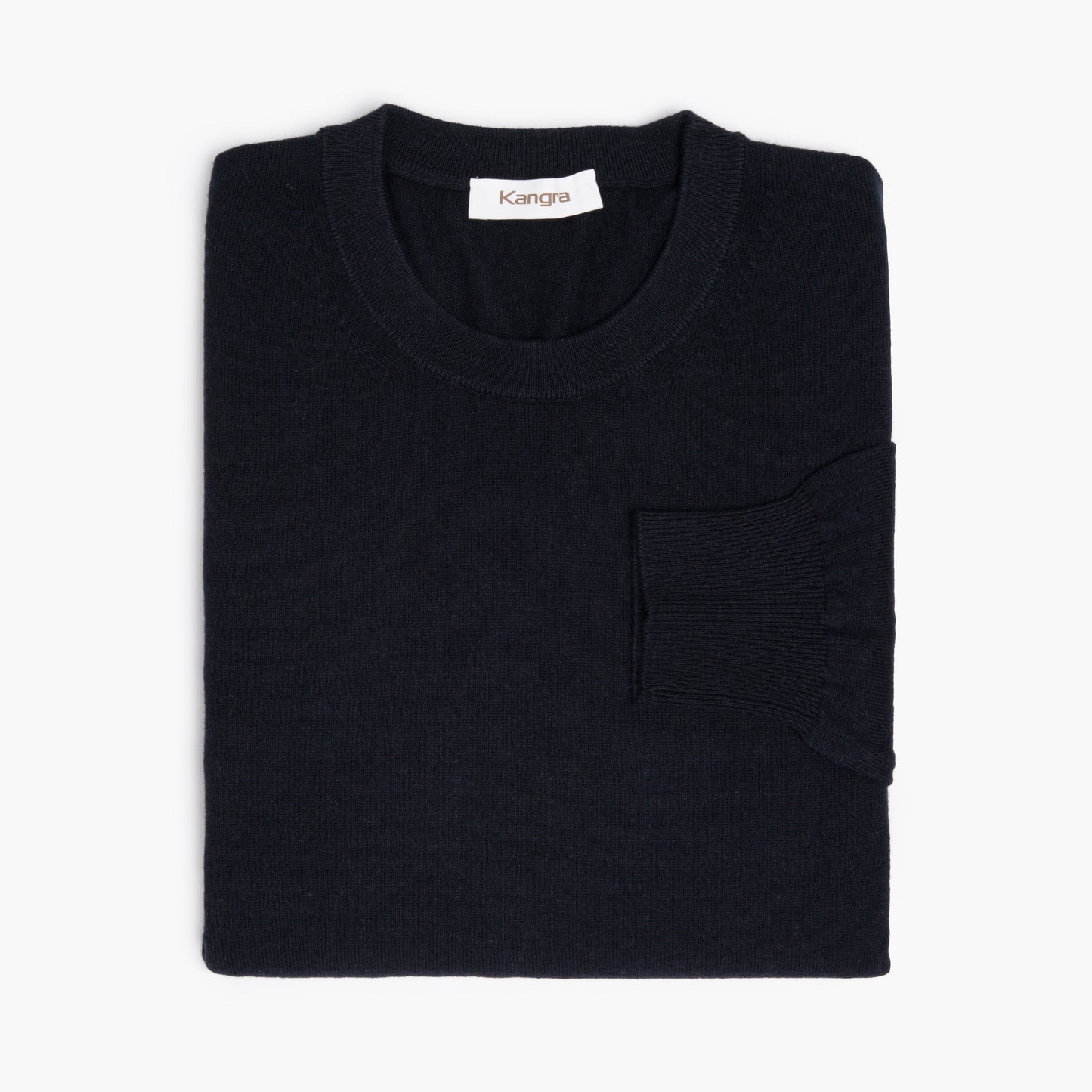 Maglia KANGRA Cod. 2013 in Lana e Cotone Blu Scuro