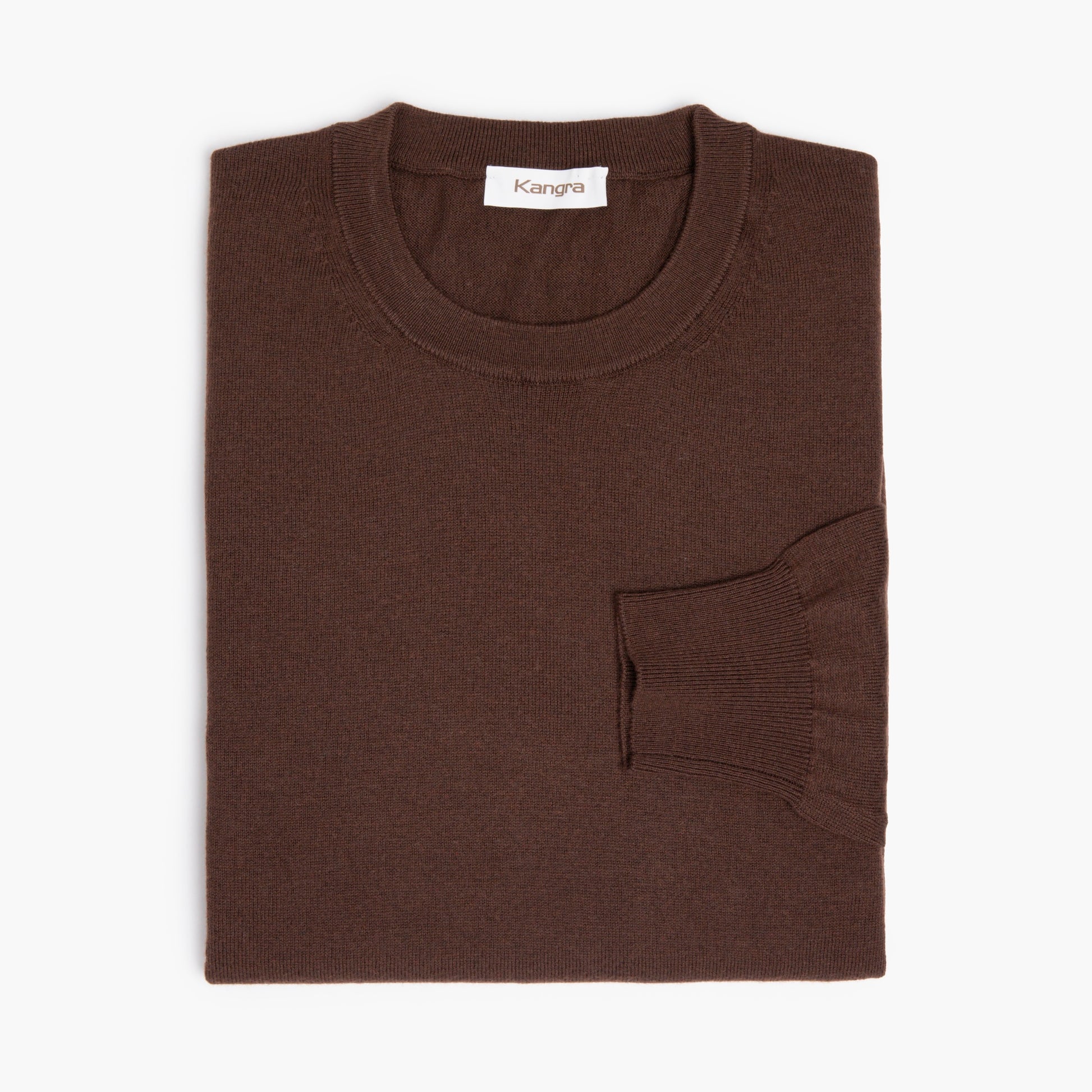 Maglia KANGRA Cod. 2013 in Lana e Cotone Cioccolato