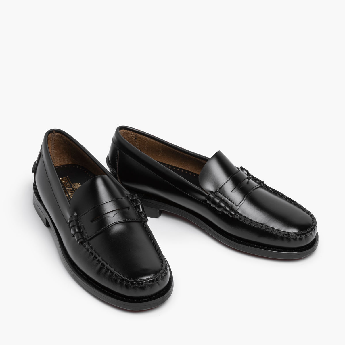 Mocassini Uomo Business SEBAGO Classic Dan Cod. 7000300 Col. 902 Black (Nero)