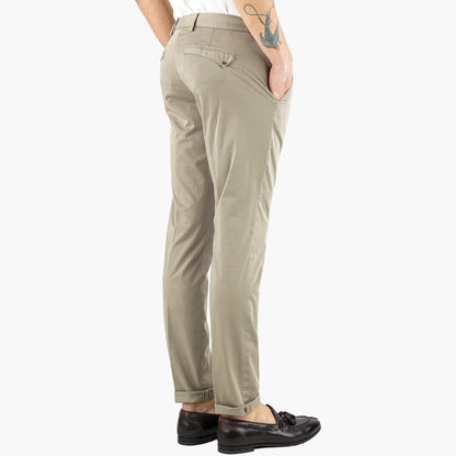 Pantalone PT Torino Wonder Fit in Cotone Stretch Sabbia