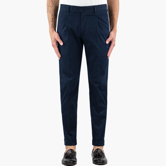 Pantalone PT Torino Edge Rebel Fit Art. SD75 in Gabardina Stretch Col. 0360 Blu Navy
