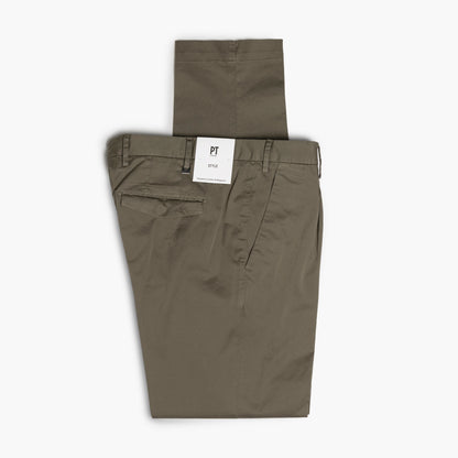 Pantalone PT Torino Master Art. SR75 Col. Y121 in di Cotone Stretch Tortora