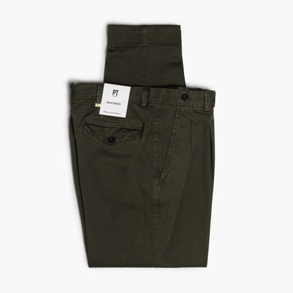 Pantalone PT Torino The Reporter Carrot Fit Art. SR95 Col. Y177 in Cotone Militare